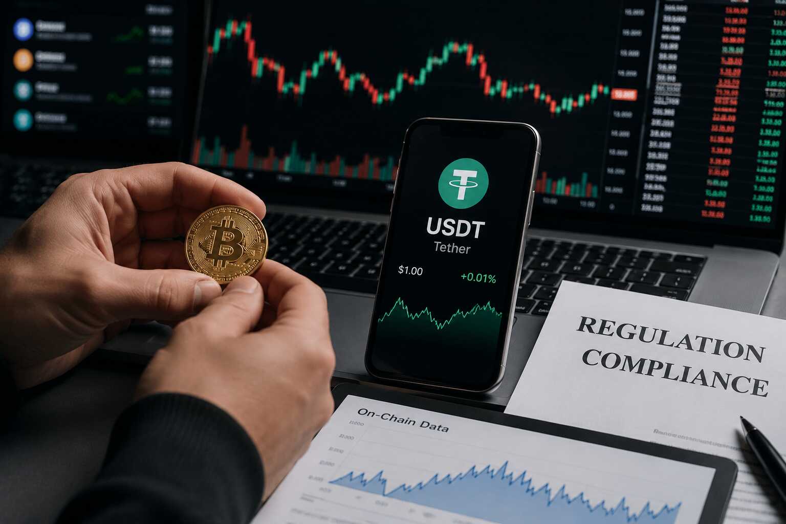 比特币链上资金、USDT储备与数字资产平台监管合规分析