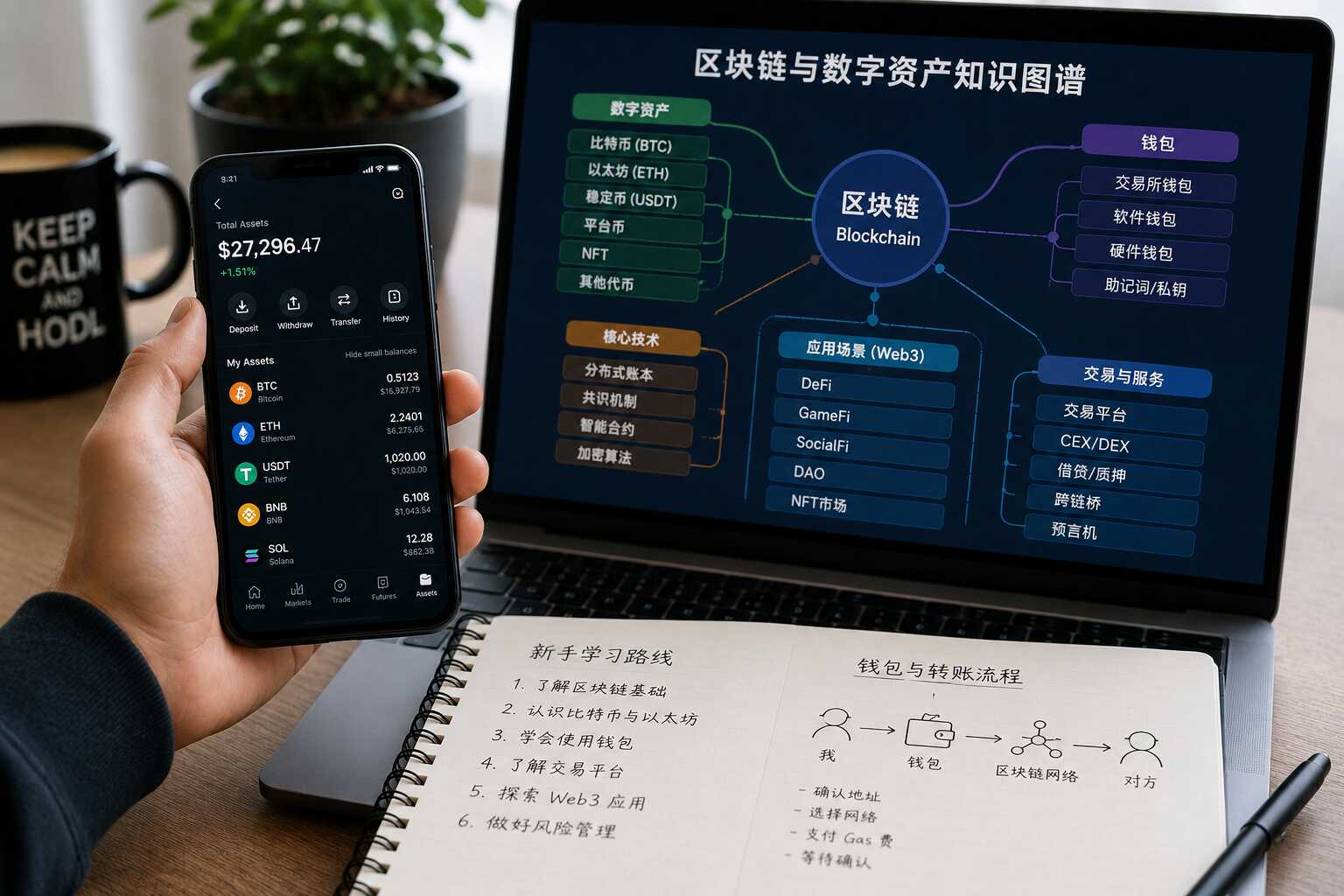 用户通过知识图谱了解区块链、数字钱包、交易平台与Web3应用结构 用户通过知识图谱了解区块链、数字钱包、交易平台与Web3应用结构