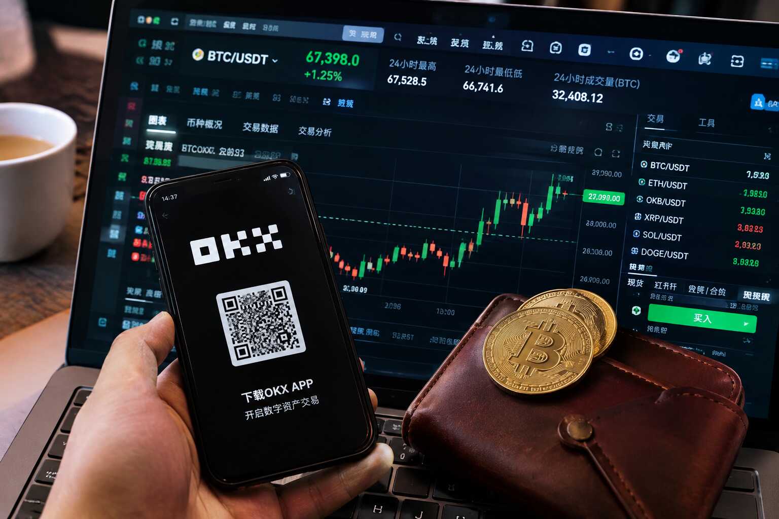 加密货币交易平台注册与比特币交易界面 加密货币交易平台注册与比特币交易界面