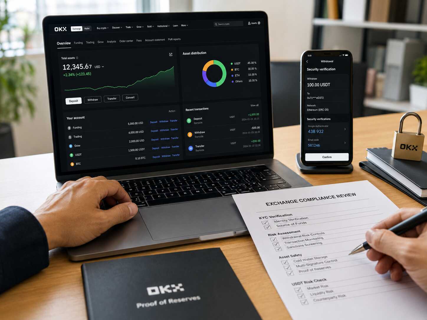 OKX合规审查、储备证明与提现风控操作场景 OKX合规审查、储备证明与提现风控操作场景